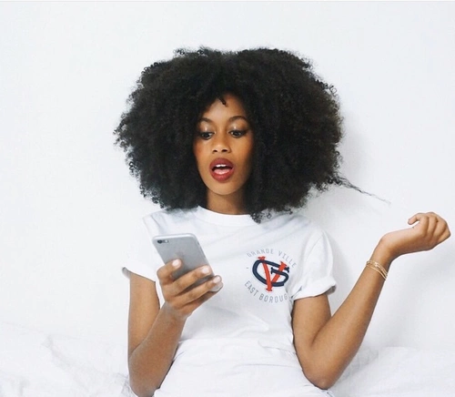 mildly friendly black hottie