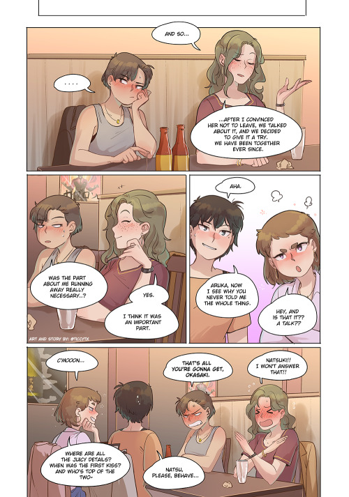 kissitgoodbyecomic:Page 120! Read it on  Tapastic and Webtoon too!! Or read more pages on Patreon in