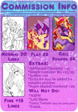 pastel-pony-pictures:  pastel-pony-pictures:  pastel-pony-pictures:  Hello Everyone! I thought it was time for me to finally open commissions! I forgot to add but I can do icons for ฟ! And I want to clarify I can do pony anthro and regular furry art