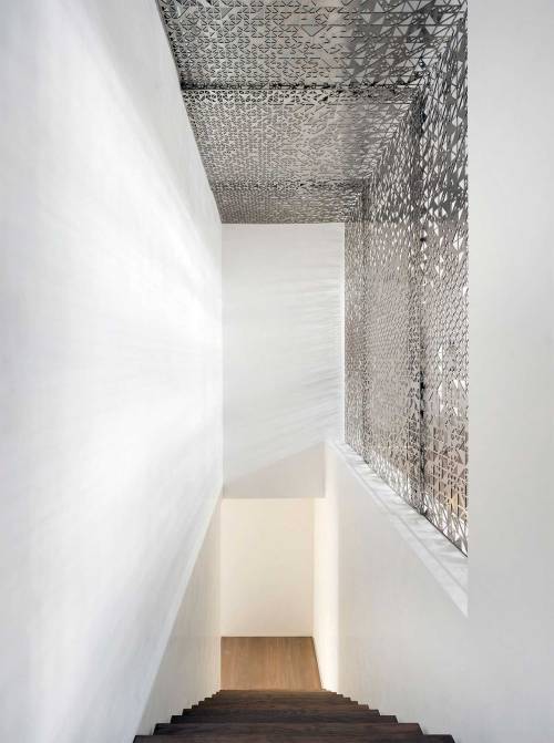 {Monday Mix: playing with light and mass using perforations.} via & viaH&H is on Pinterest