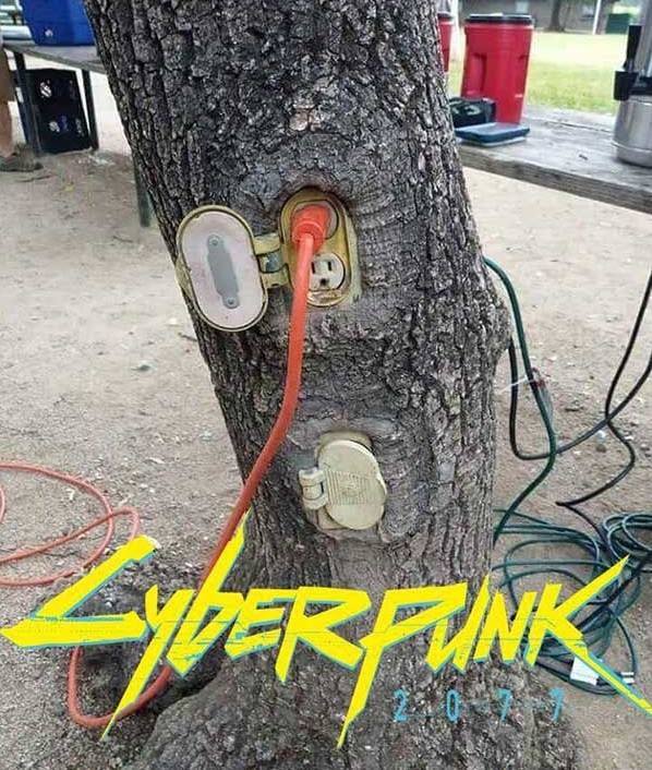 coredumpproject: datagrave:   frikiskrew:    When you are into cyberpunk, but cyberpunk