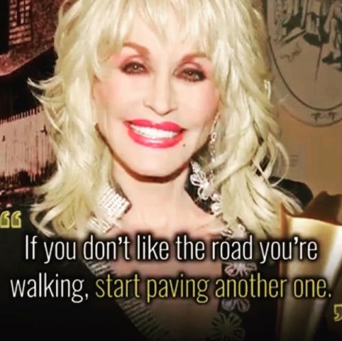 TAKING THE FIRST STEP TO PAVE MY ON ROAD! #wisdom #dollyparton #firststeps #FashionFunPj (at Anaheim