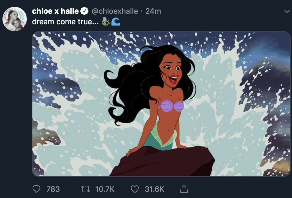 bob-belcher:  Halle Bailey is Ariel in Disney’s The Little Mermaid live action!