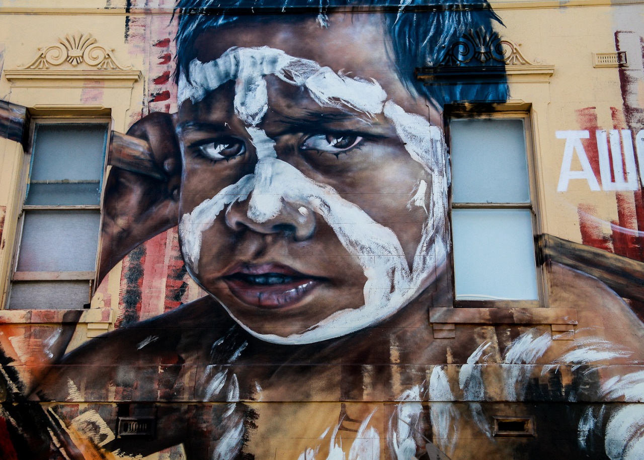 Street art. Melbourne, Australia.