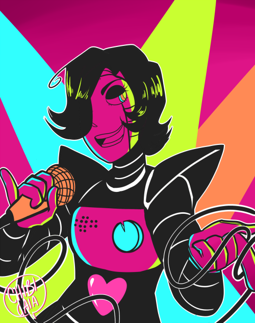 chibigaia-art:  A Mettaton thing I did as warm up,, also because I love drawing Mettaton but never posted much about him??? shame on me [Commissions]  // [Society6]  [Redbubble]      