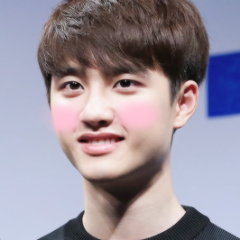 requested by anon ♡ :  kyungsoo blush icons 