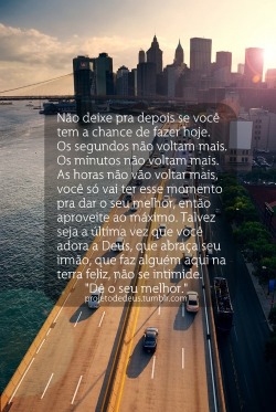 O melhor pra Deus ♥’