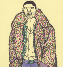 gangsterdoodles:  Pharrell in Fur 