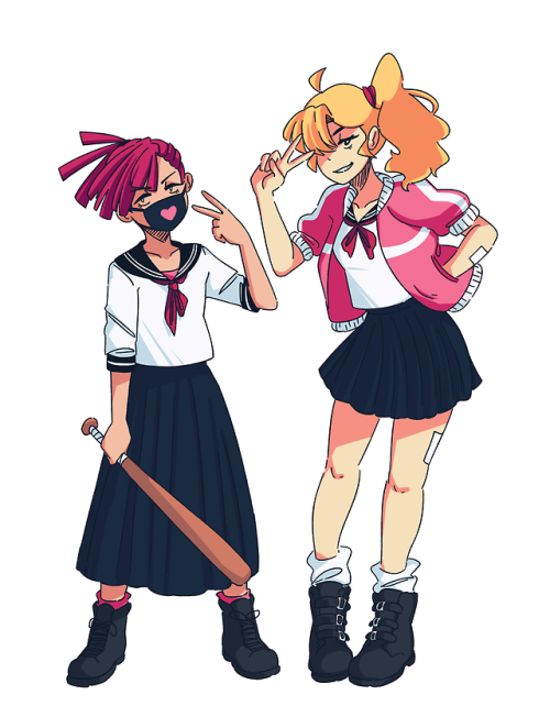 Prequel to my rival Sukeban idea and some more gang members