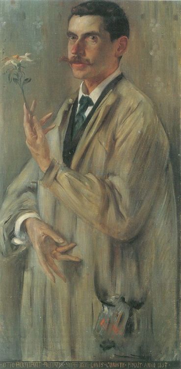 spoutziki-art:Lovis Corinth - Portrait of Otto Eckmann, 1897
