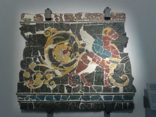 romegreeceart:Palazzo Massimo - Panel from villa of Emperor Lucius Verus* It has been hypothesised, 