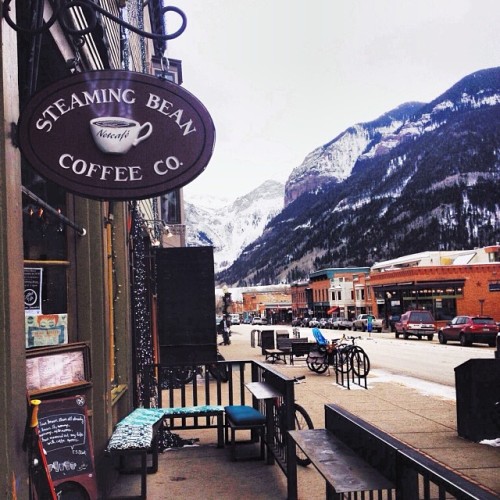 caliology:☕️ #telluride (at The Steaming Bean)