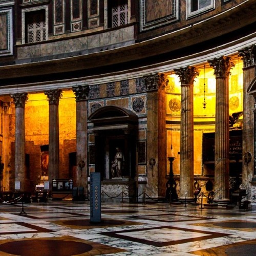 Inside the Pantheon - Panorama#Pantheon #Rome #Italy #ancient #architecture #AncientArchitecture #an