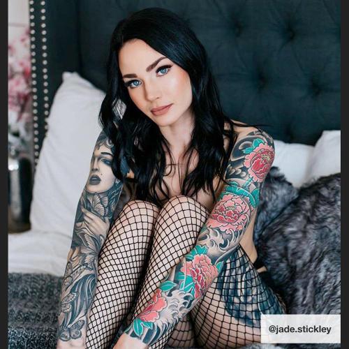 Insatiable taste for tattooed ladies