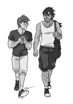 misterloki:  I can’t get over how amazing they look! Commission from tohdaryl of Sam and Santiago from my short comic “Sing the Moon Down.” Daryl Toh is the comic artist behind Tobias and Guy readable here: http://tobiasandguy.tumblr.com/ .