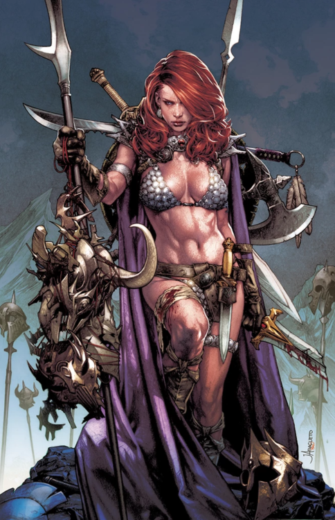 artverso: Jay Anacleto - Red Sonja 