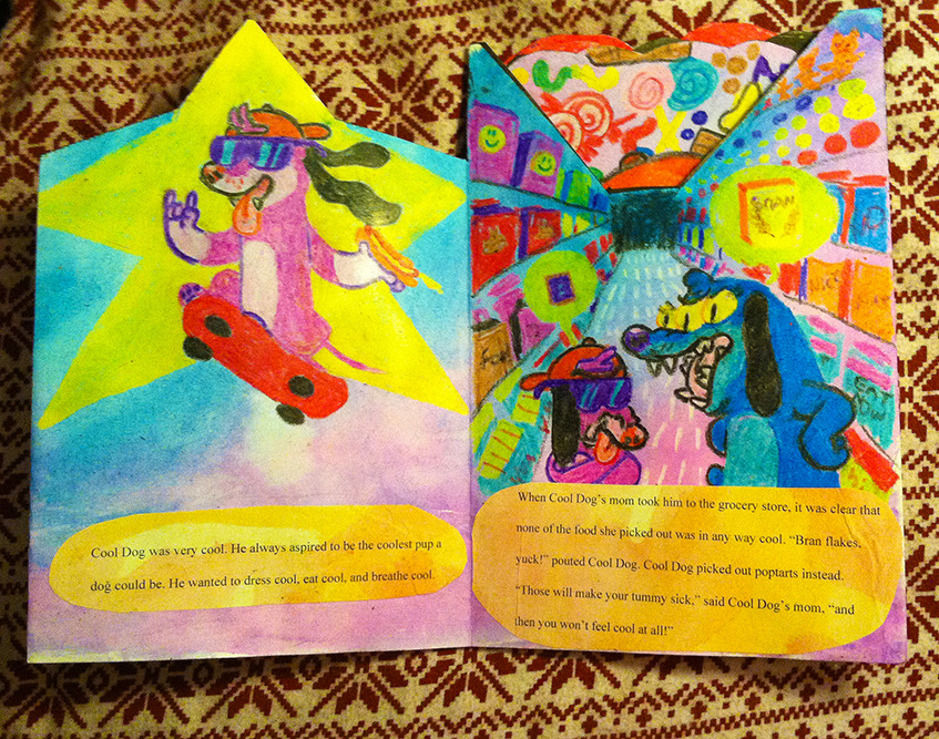 rasputins-gold:  kidz book i made for my Teaching Art at the Elementary Level final