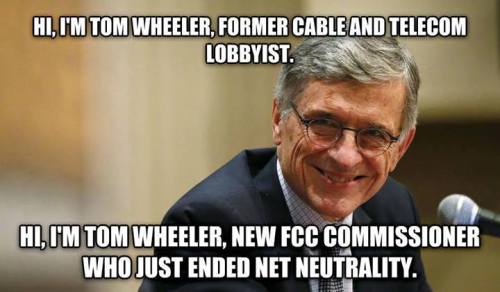 “This is a potentially tragic turning point in American politics and policy. We are on the verge of turning over the internet – the most important communications system ever invented– to telecoms that grew huge through the government granting them...