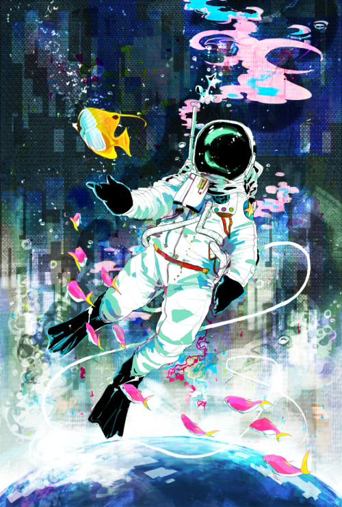 thepyrocase:  宇宙ダイバー        