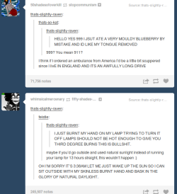 thats-slightly-raven:  charmnorm:  are you okay?  no 