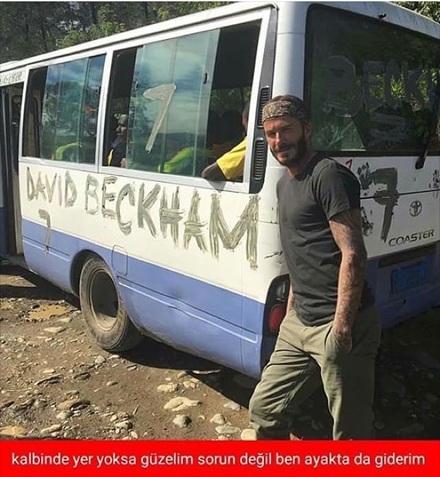 DAVİD BECKHAM kalbinde yer...