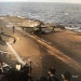 theworldatwar:A Grumman Martlet fighter prepares to take off from HMS Formidable during Operation Torch - the Allied landings in Vichy French North Africa - November 1942