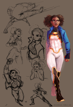 milkdoggie:  Tanya Spears doodles. 