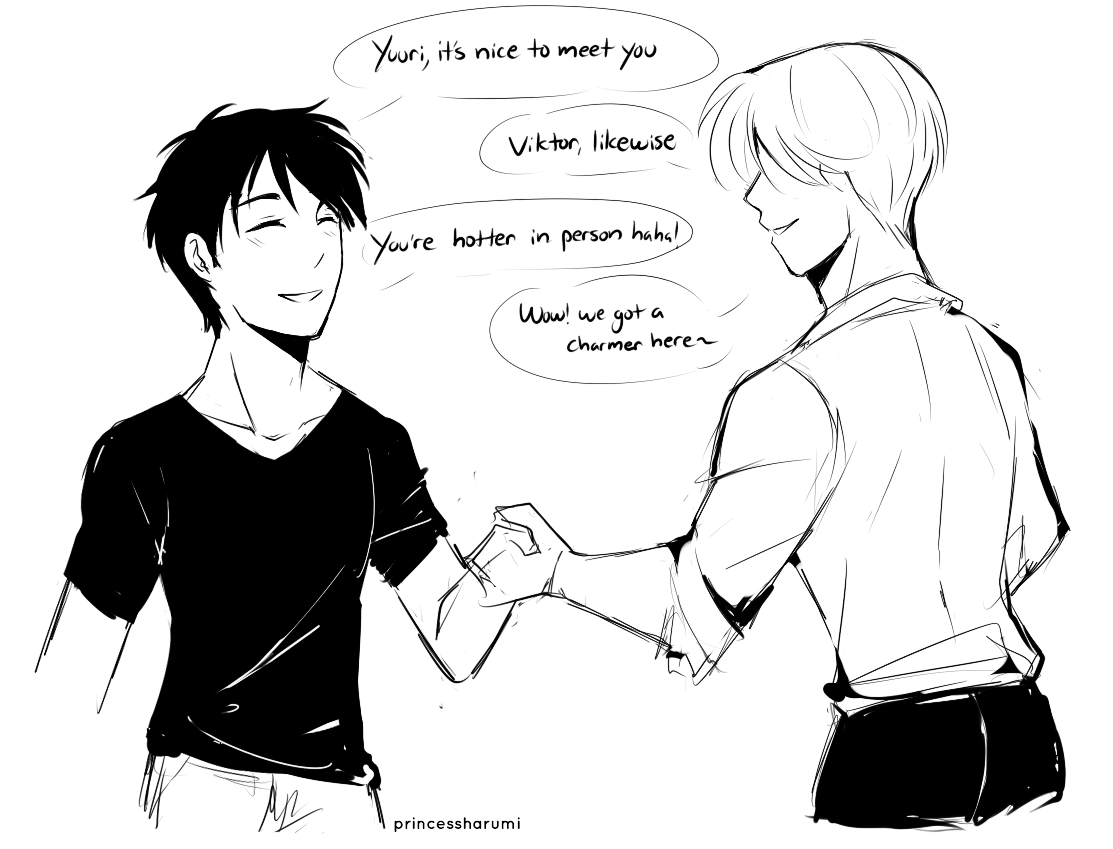 [ Porn Star AU ] Viktor and Yuuri are popular porn stars who are fans of each other