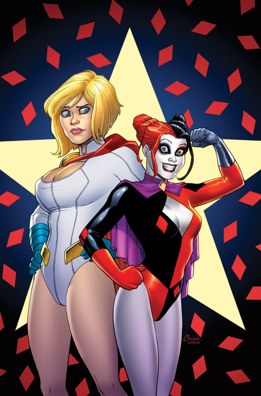 HARLEY QUINN #11 cover by Amanda Conner