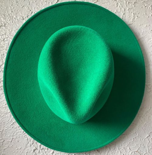 Key Color this Season. KellyGreen Swipe through to see some of the new hat band and feather choices