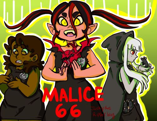 jackytheripperart: Malice 66, the best coven From the novels “The School for Good and Evil”, which w