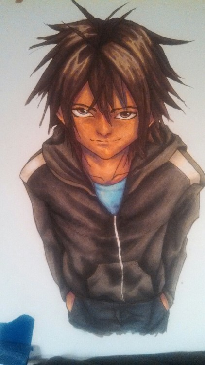 pyroluminescence:  Couldn’t decide which pic to post so here’s three lol I’ll scan later I have a post-manga Karl who is purely Lilin and a complete little shit and I love him. I haven’t used copics in three years 