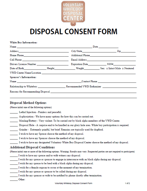 bottomboytoy4blacksupremacy:  I came just thinking of filling this out. Someone should print these out and leave them around for whiteboys to find. Source 