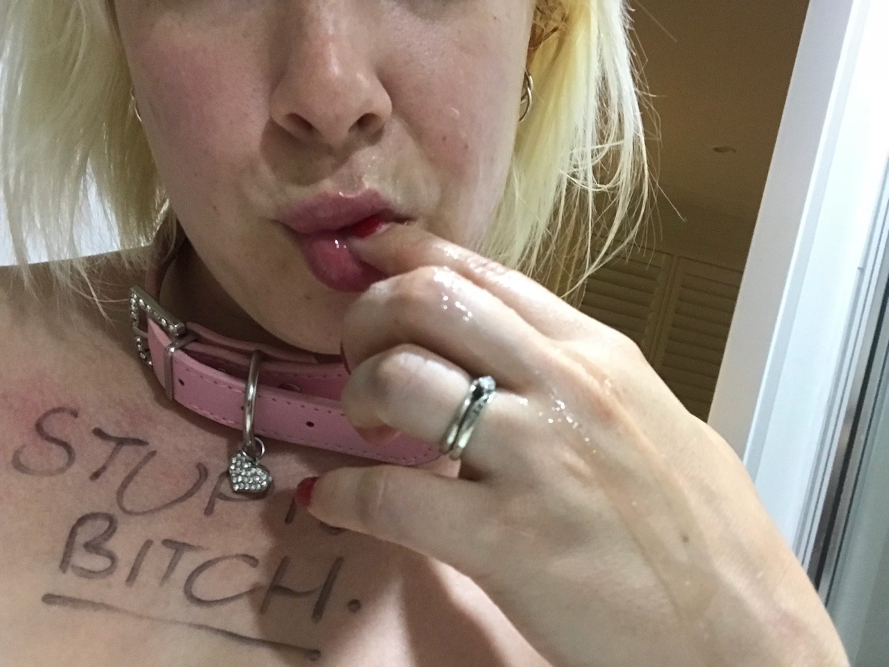 misspollyx:  @tall-dark-strong came on my face… but I think he totally leaked a