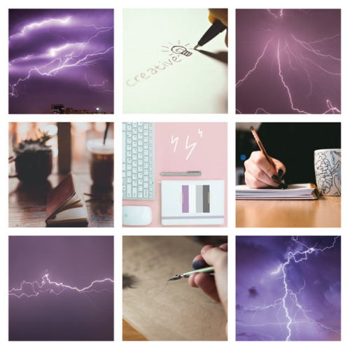 Ace Lightning &amp; Writing Moodboard requested by @icedteaandoldlace