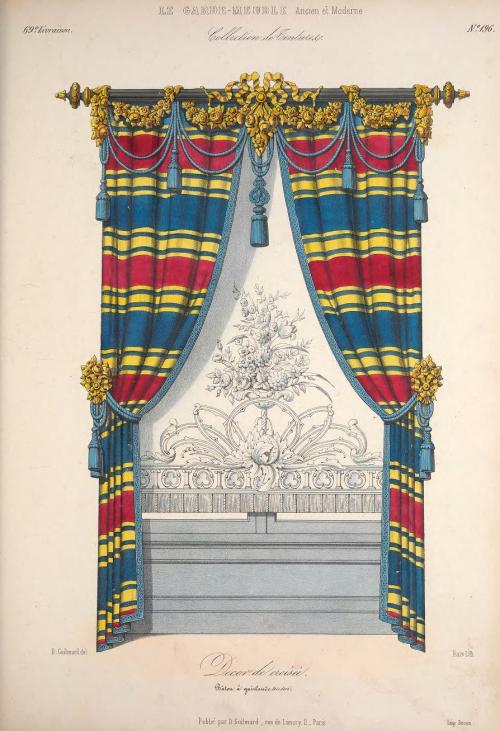 heaveninawildflower:Elegant window tentures (hangings) taken from ‘Le Garde-Meuble’ by D