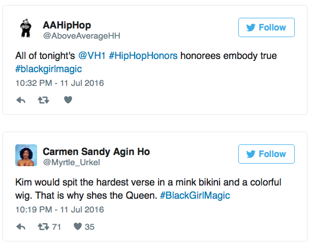 micdotcom:  VH1′s Hip Hop Honors brought the #BlackGirlMagic we all needed VH1′s Hip-Hop