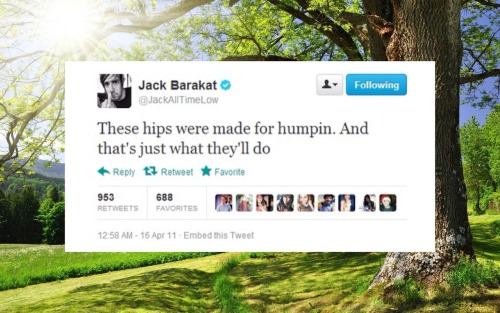 littlecreatures:  6/? favorite tweets of jack barakat