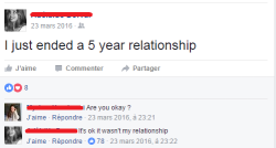 trashythingsgohere:  she just ended a 5 year relationship