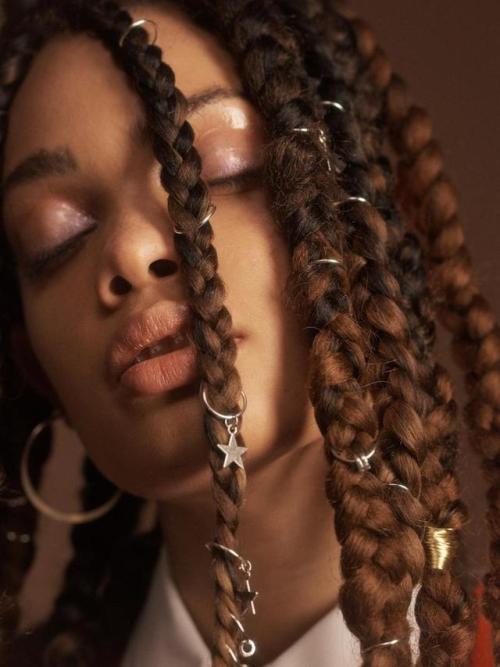 lucesolare:Selena Johnson by Mary Fix for Nylon Magazine November 2017