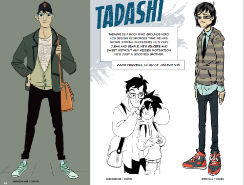 spurlunk: Tadashi Hamada Character Art, from The Art of Big Hero 6