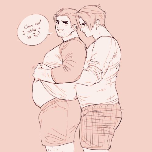 I Usually Don't Do Mutual Weight Gain But These Two Were So Fun To Draw