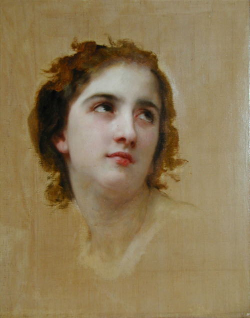 Sketch of a Young Woman, William-Adolphe BouguereauMedium: oil,canvaswww.wikiart.org/en/will