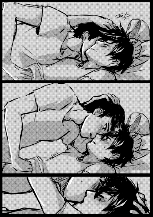 cheplicit:  ( ͡° ͜ʖ ( ͡° ͜ʖ ( ͡° ͜ʖ ( ͡° ͜ʖ ͡°) ͜ʖ ͡°)ʖ ͡°)ʖ ͡°)   age 18 hiro and 24 tada…yo. why do i still hear sirens in the distance. this was supposed to be a longer comic but i realized i’d probably never finish