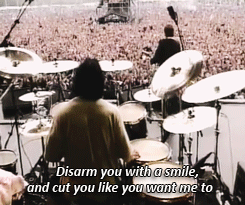 fetalchild:  The Smashing Pumpkins performing ‘Disarm’ live at Netherlands Pinkpop. - 5/23/94.