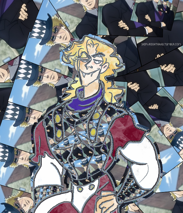 shipwrightkaku:    Anonymous said: Grey, If i may request that you draw Dio with