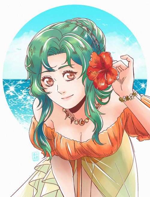 Sun of my life ;;;;;;; Summerside Elincia saving me from the southern hemisphere cold with her radia