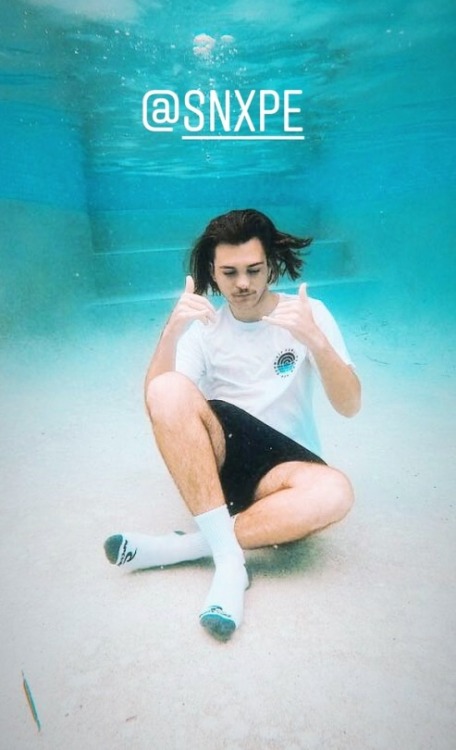zackster149:I’d swim with him, socks on, of course. ;) 
