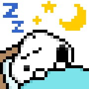 Snoopy Pixel Animated Emoji By SNOOPY