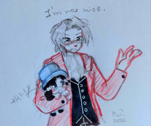 Me When Miles Edgeworth: Becomes Homophobic
